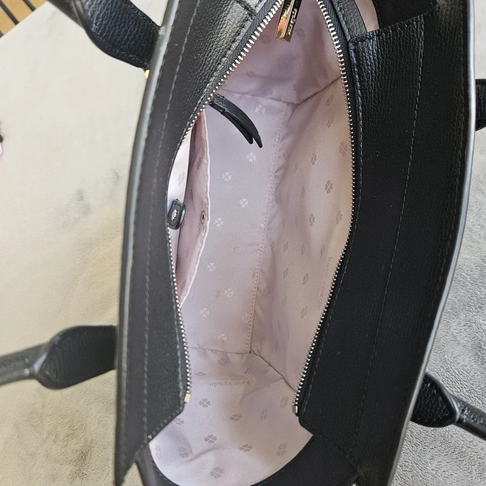 Kate Spade New York Sydney Medium Satchel Black/Black Retail $298 Crossbody‎